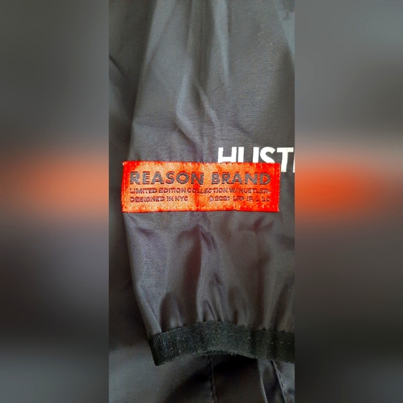 Reason Clothing X Hustler Half Zip Windbreaker Jacket - Picture 8 of 9